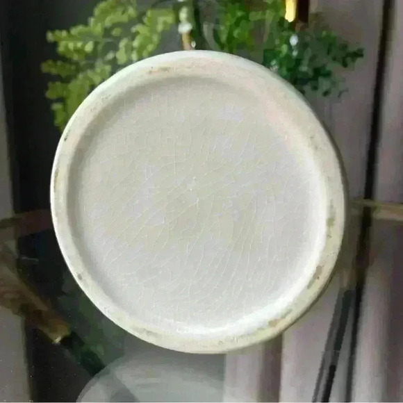 Vintage Boho Double Handle Ceramic Vase - Picture 9 of 11